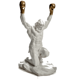 Drag&Drop transparent product image - Atlas Golden Glove Statue