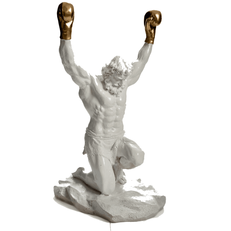 Drag&Drop transparent product image - Atlas Golden Glove Statue