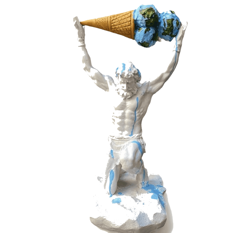 Drag&Drop transparent product image - Atlas-Ice Cream Statue
