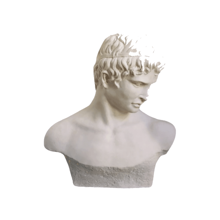 Drag&Drop transparent product image - Atticus Büst Heykel