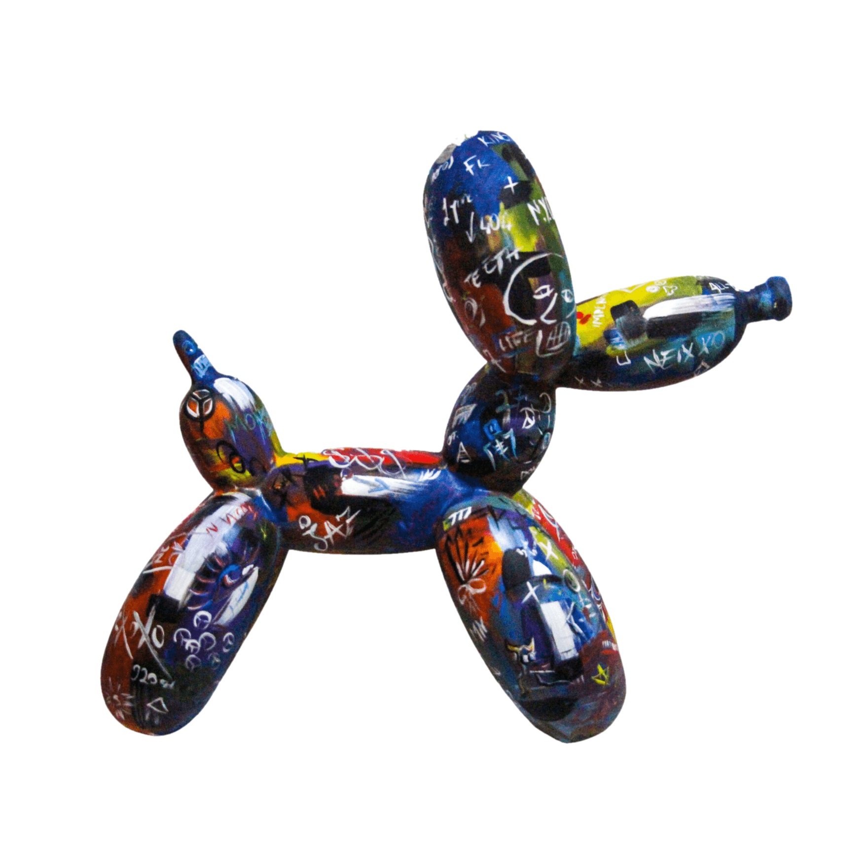 Drag&Drop transparent product image - Balloon Dog – Basquiat Sculpture