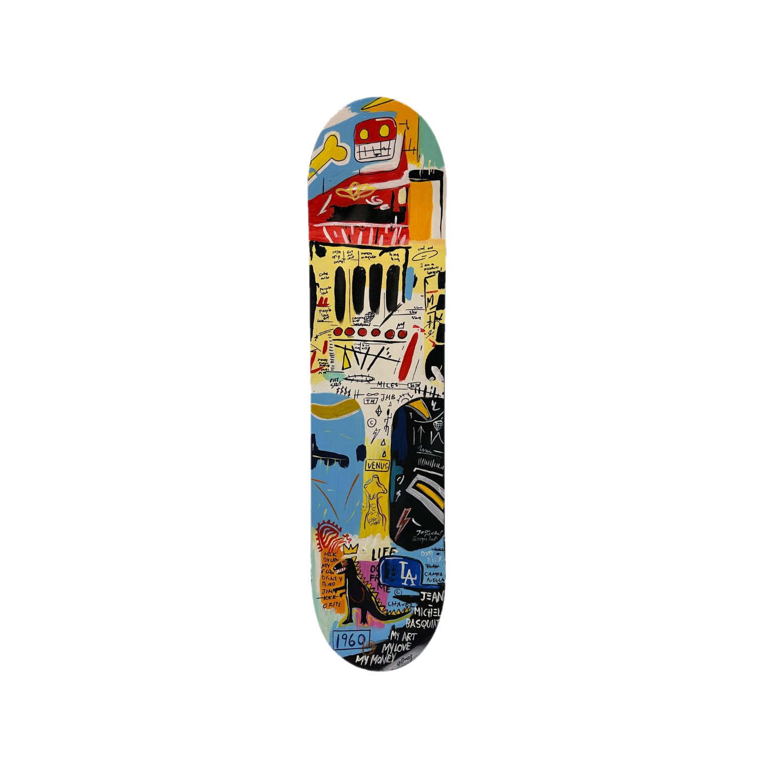 Drag&Drop transparent product image - Basquiat 2 – Skateboard Tablo