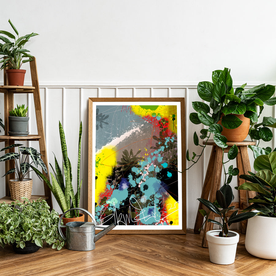 Colourbloom 1 - Abstract Collection - Baskı — görsel 2