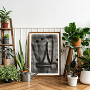 Coal 1 - Abstract Collection - Baskı — görsel 2