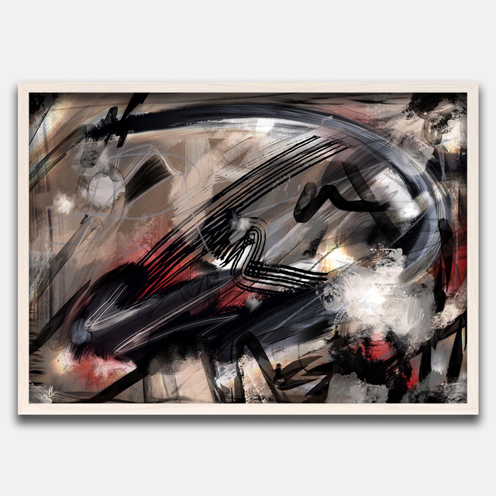 Play Space No 1 - Abstract Collection - Baskı — görsel 1