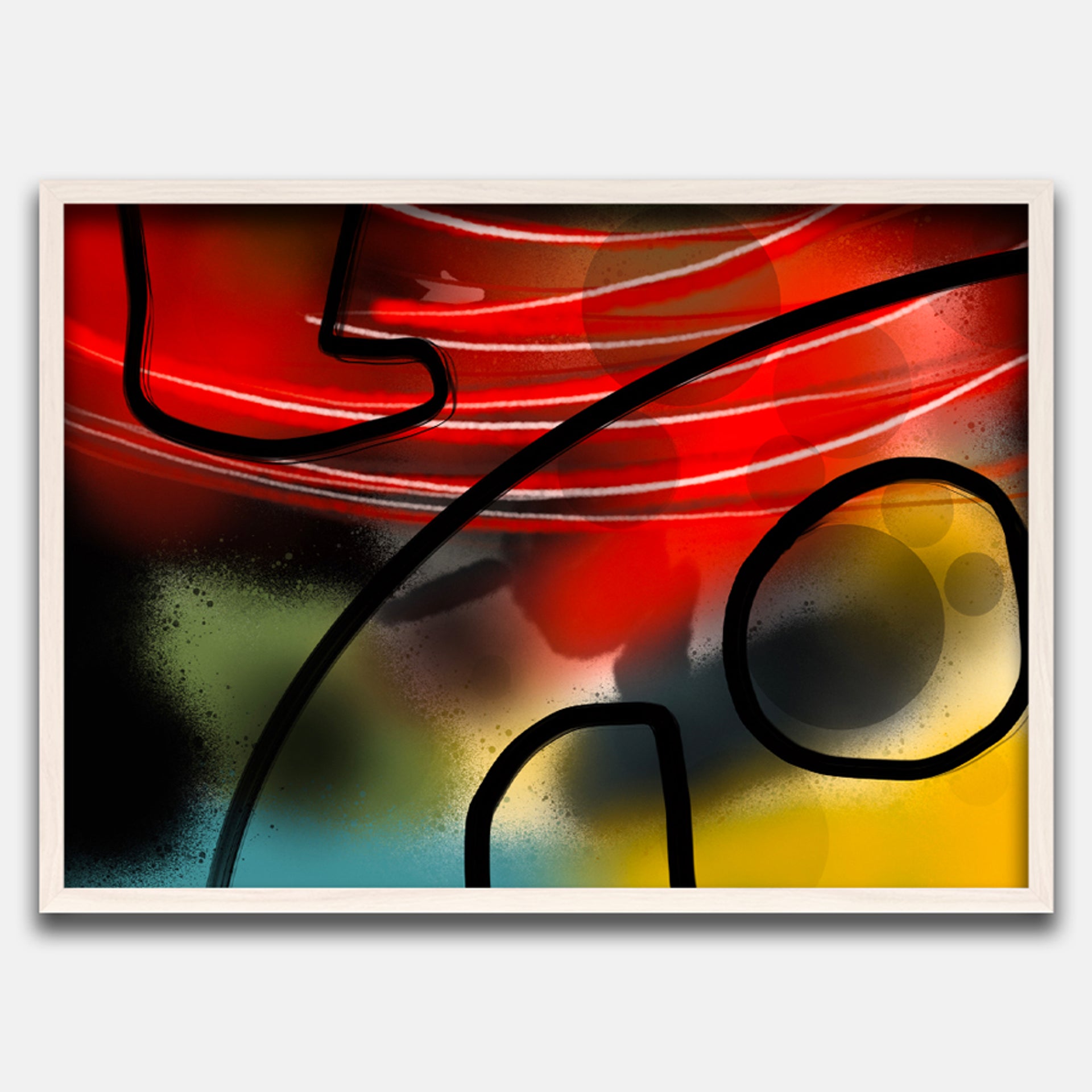 Play Space No 2 - Abstract Collection - Baskı — görsel 1
