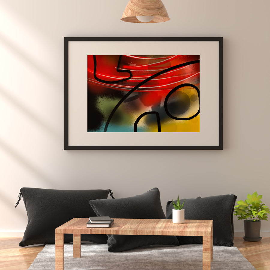 Play Space No 2 - Abstract Collection - Baskı — görsel 2
