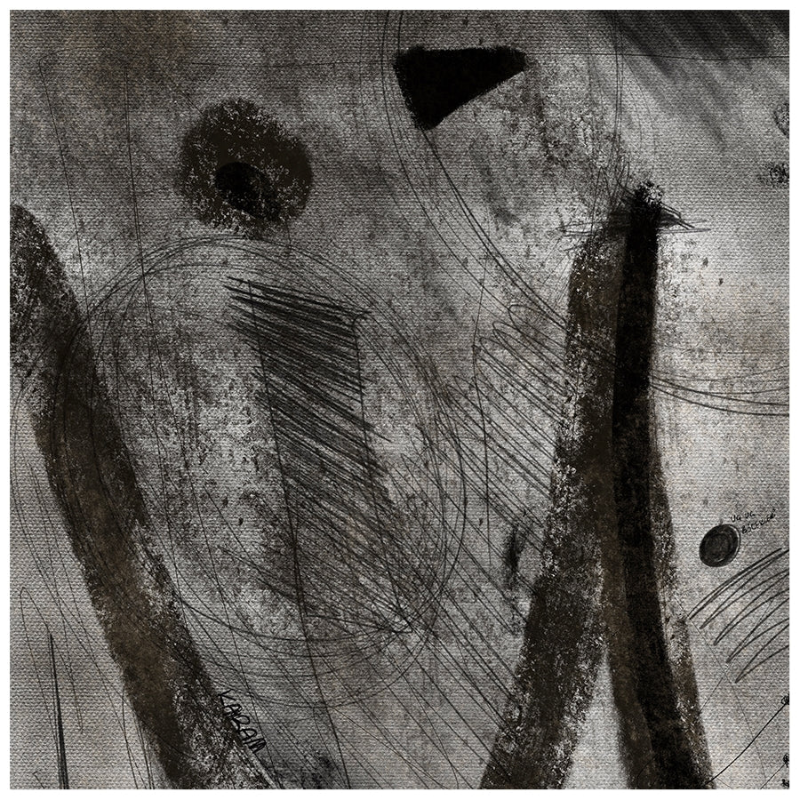 Coal 1 - Abstract Collection - Baskı — görsel 6