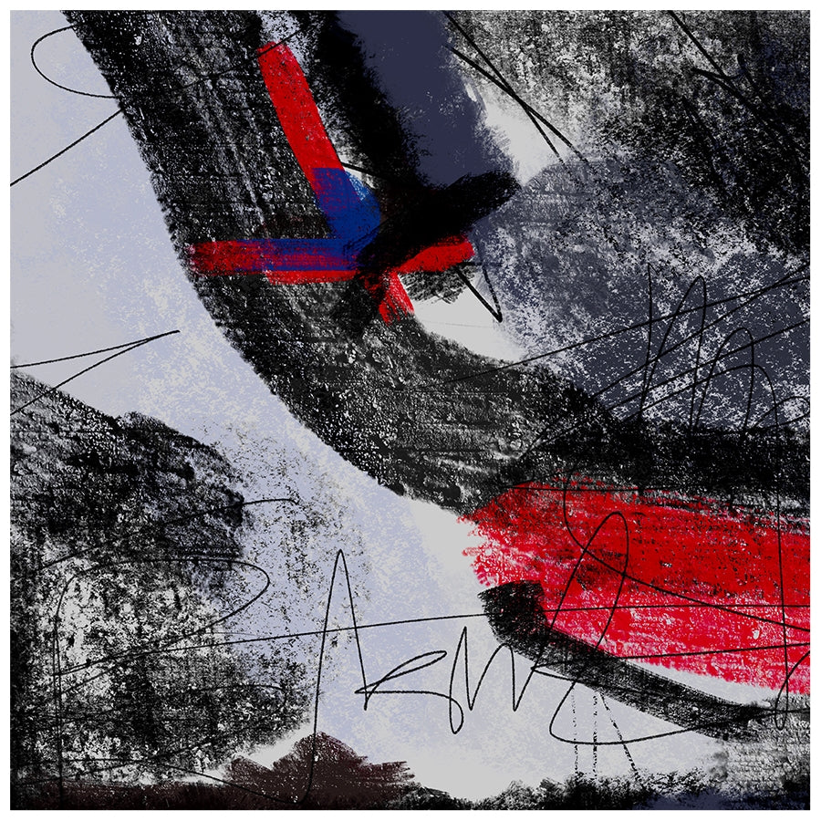 Coal 2 - Abstract Collection - Baskı — görsel 5