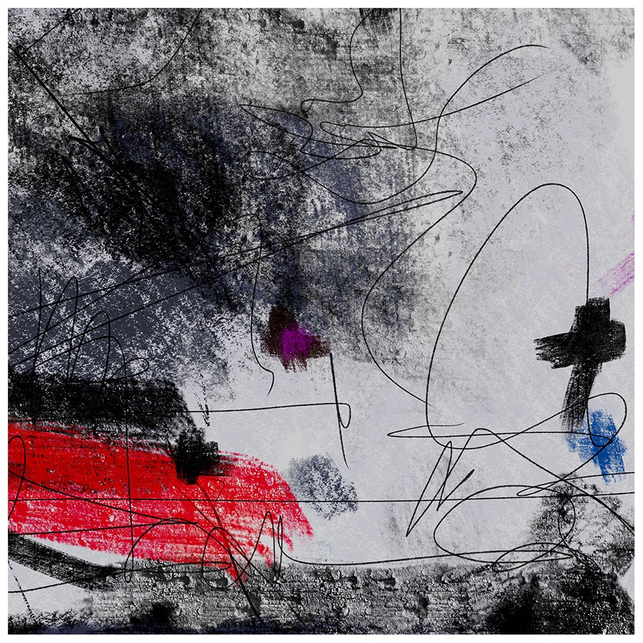 Coal 2 - Abstract Collection - Baskı — görsel 6