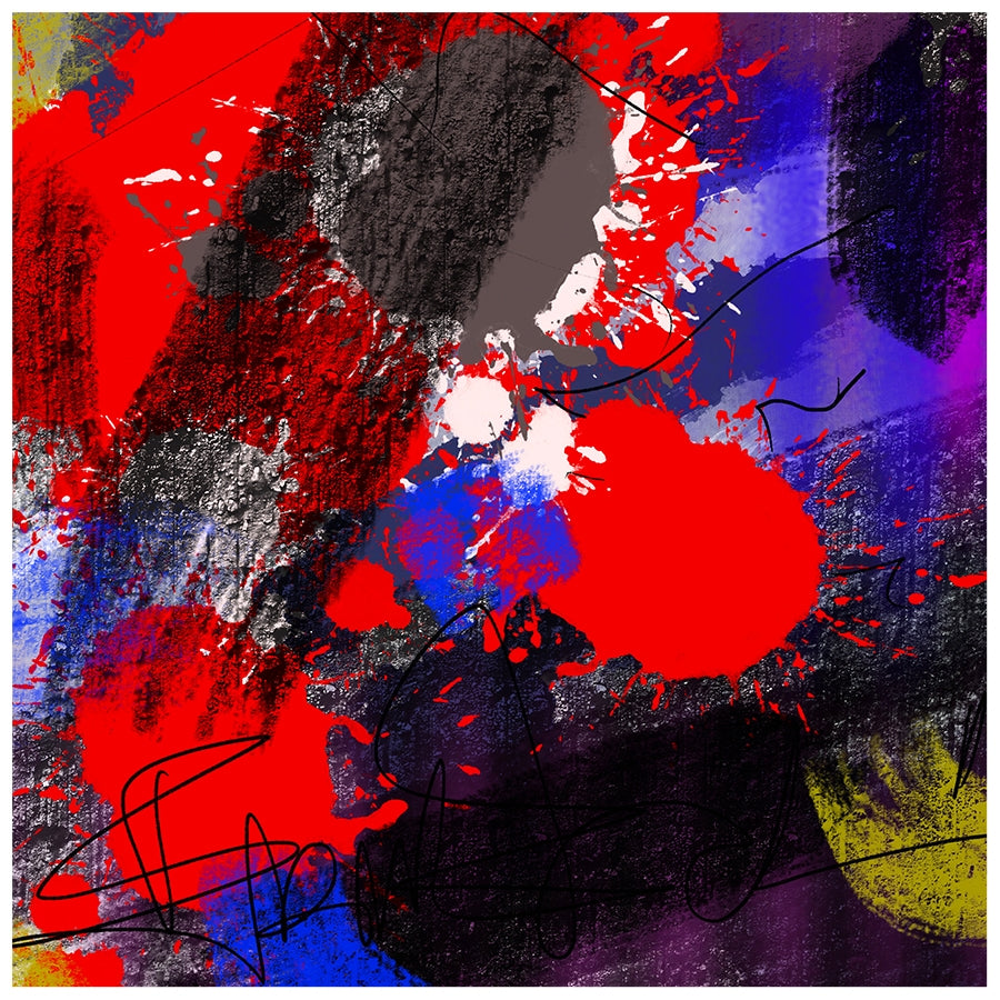 Colourbloom 2 - Abstract Collection - Baskı — görsel 5