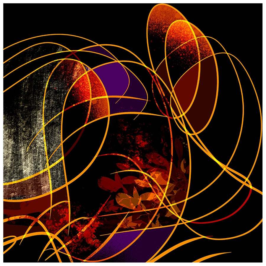 Light On Forest - Abstract Collection - Baskı — görsel 6