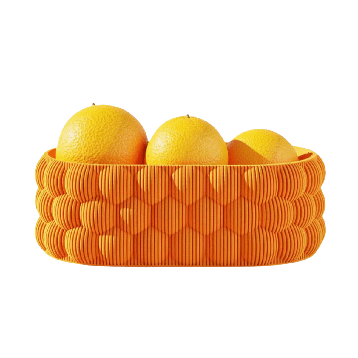 Bubble Gum Candle Tray – dekoratif tabak şeffaf ana ürün görseli | Drag&Drop