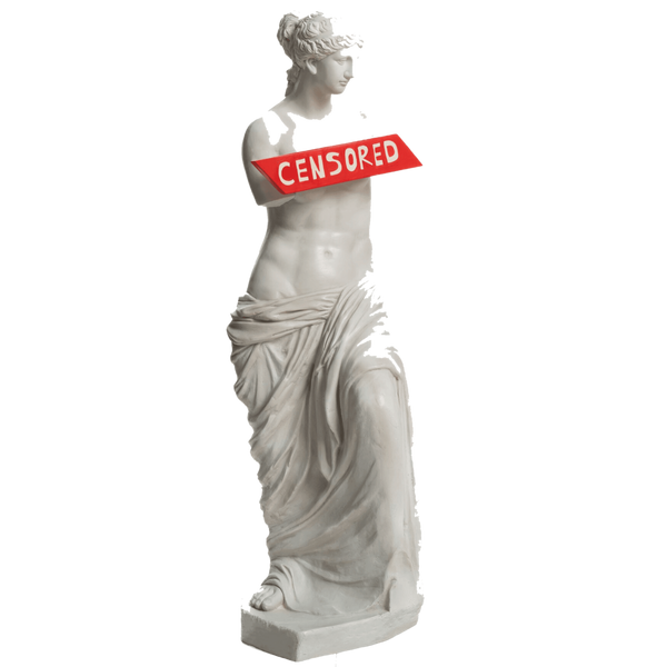 Censored Venüs De Milo Statue