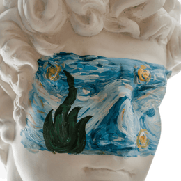 David Starry Night Sculpture - vinterro
