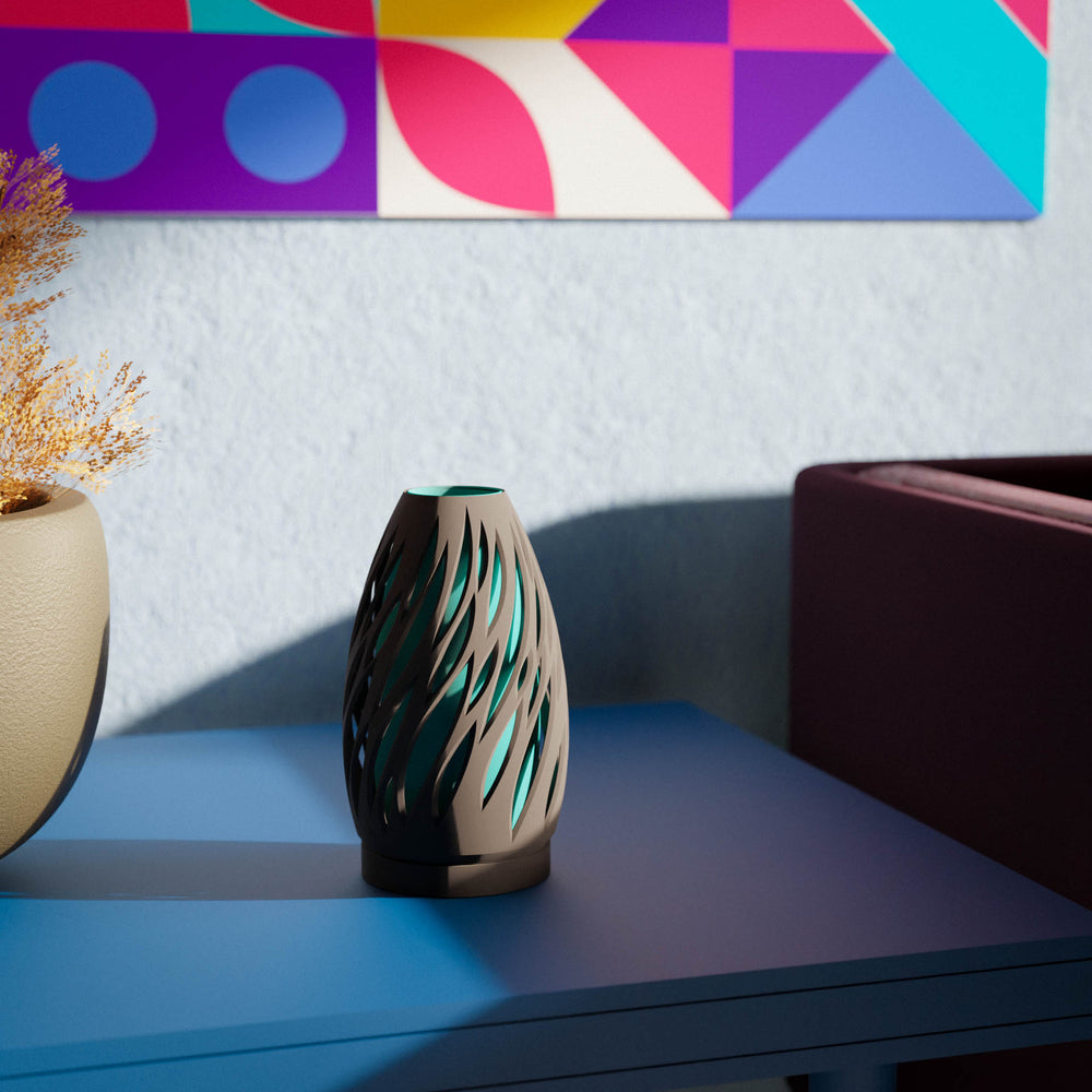 Katmanlı Geometrik Masa Aydınlatması özgün ürün fotoğrafı