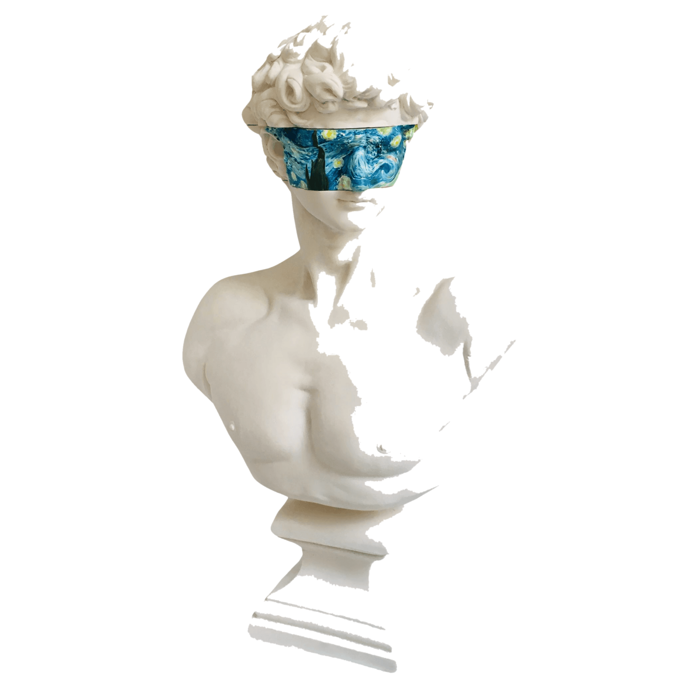Drag&Drop transparent product image - Design David Starry Night Sculpture