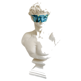 Drag&Drop transparent product image - Design David Starry Night Sculpture