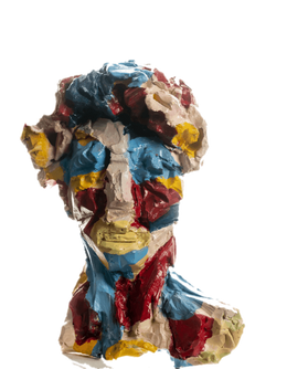 Drag&Drop transparent product image - Design Abstract Wall David Sculpture