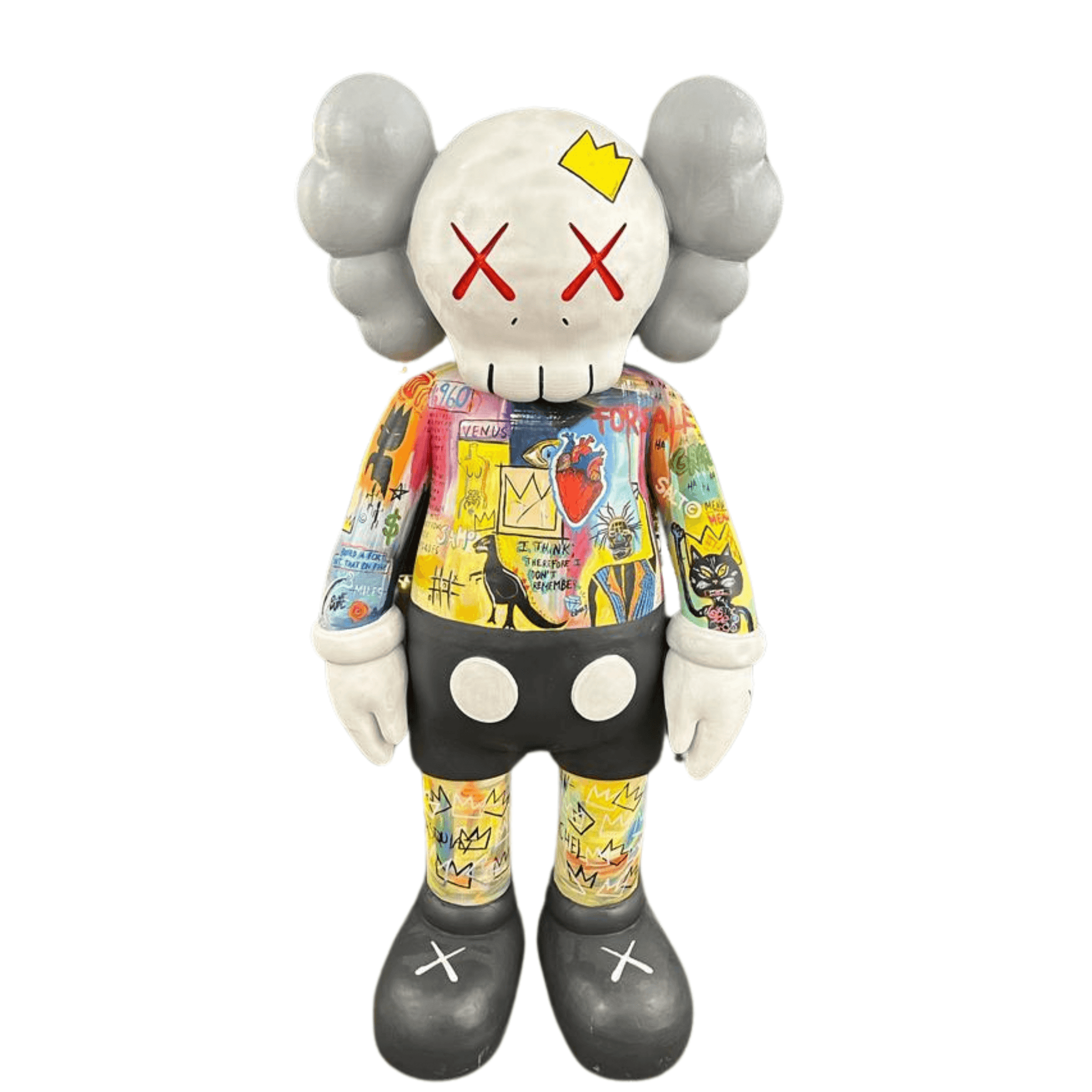 Design Basquiat Kaws Sculpture - vinterro