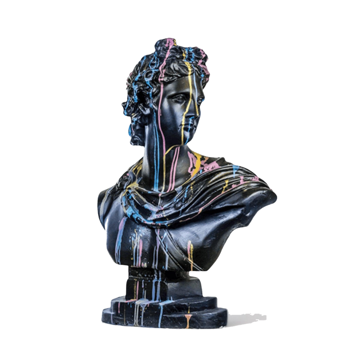 Drag&Drop transparent product image - Design Black Colors Apollo Sculpture