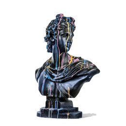 Drag&Drop transparent product image - Design Black Colors Apollo Sculpture