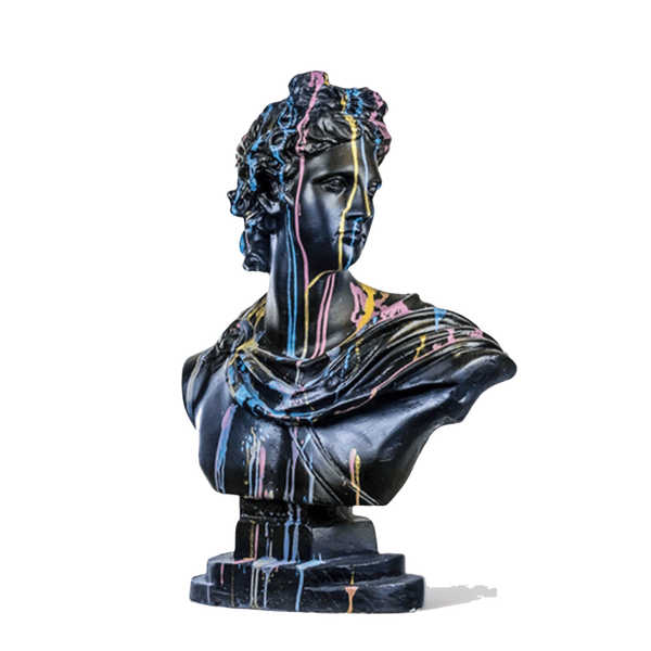 Design Black Colors Apollo Sculpture
