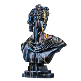 Design Black Colors Apollo Sculpture - vinterro