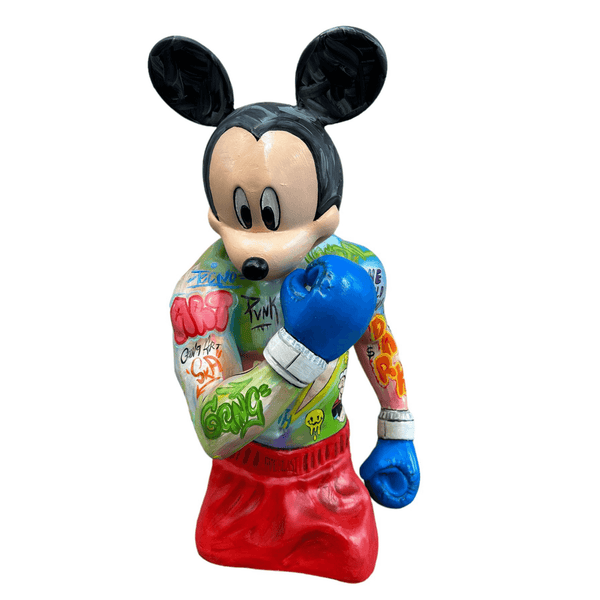 Design Boxer Mickey Pop Art Sculpture