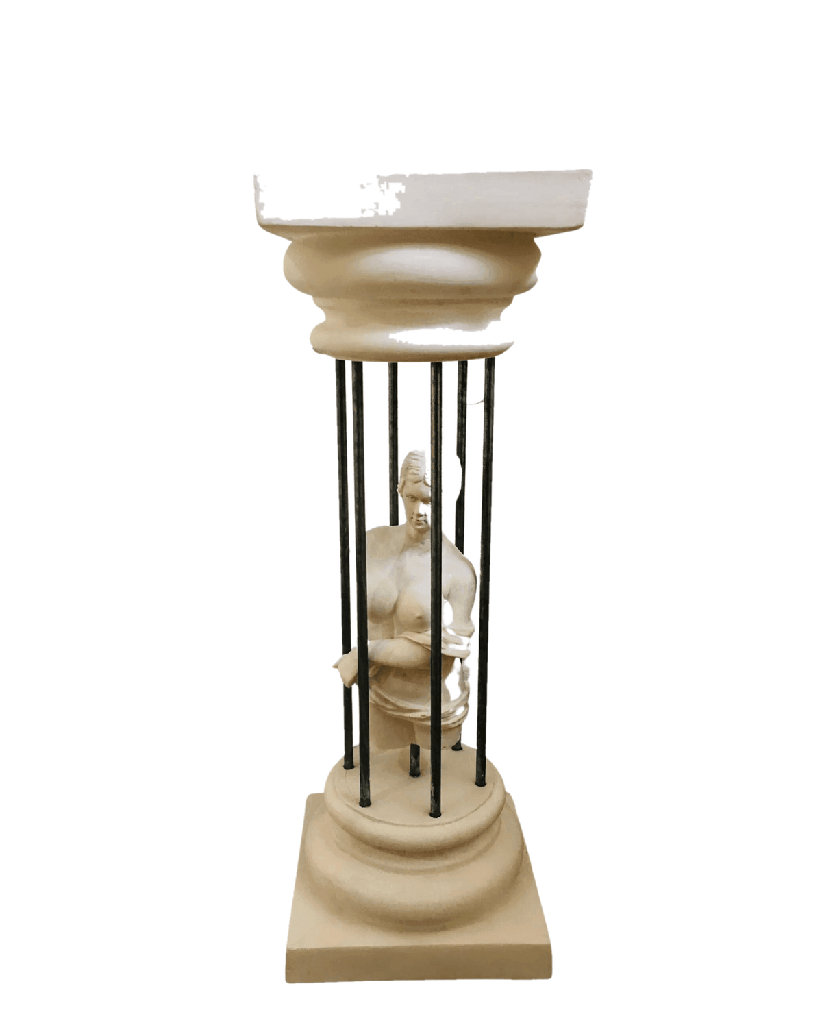 Design Column Sculpture – dekoratif sütun şeffaf ana ürün görseli | Drag&Drop