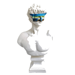 Drag&Drop transparent product image - Design David - The Persistence of Memory Sculpture