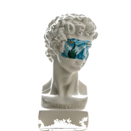 Drag&Drop transparent product image - David Starry Night Sculpture