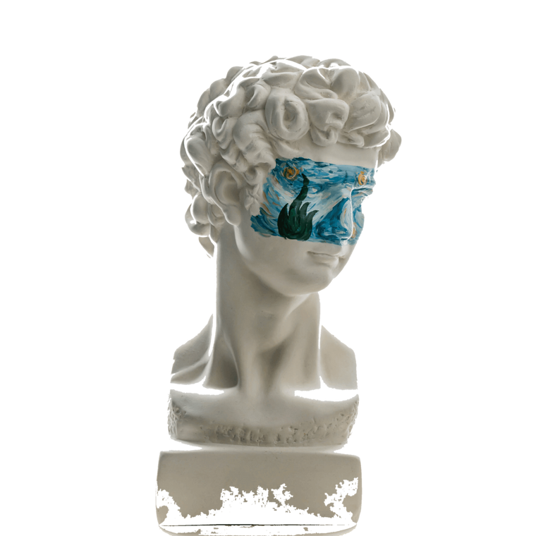 Drag&Drop transparent product image - David Starry Night Sculpture