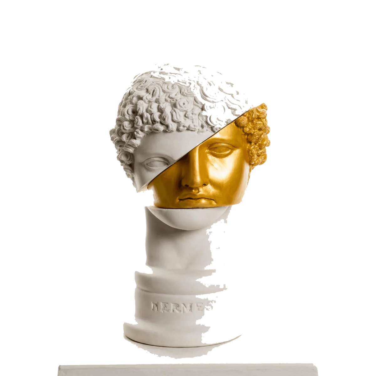 Design Gold Hermes Sculpture – tasarım heykel şeffaf ana ürün görseli | Drag&Drop