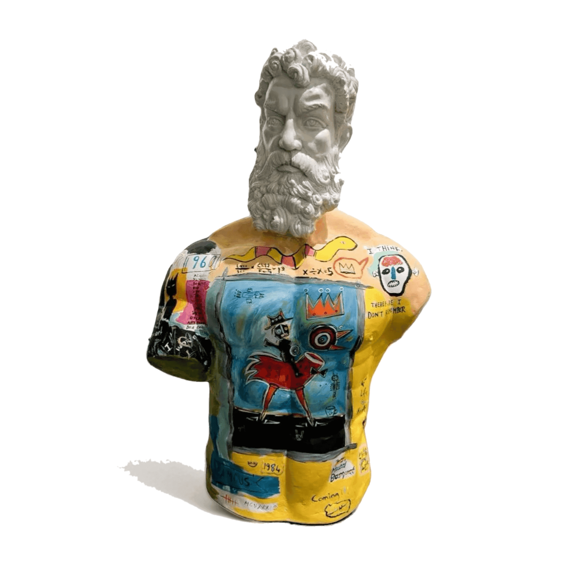 Drag&Drop transparent product image - Design Hercules Basquiat Sculpture