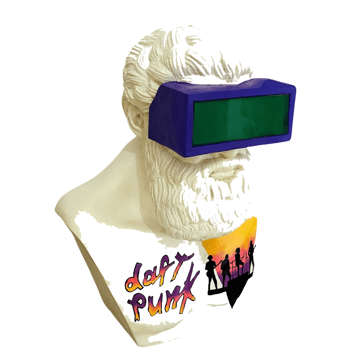 Design Hercules – Daft Punk Sculpture – dekoratif heykel şeffaf ana ürün görseli | Drag&Drop