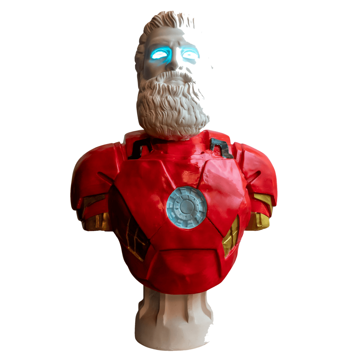 Drag&Drop transparent product image - Design İronman & Hercules Pop Art Sculpture