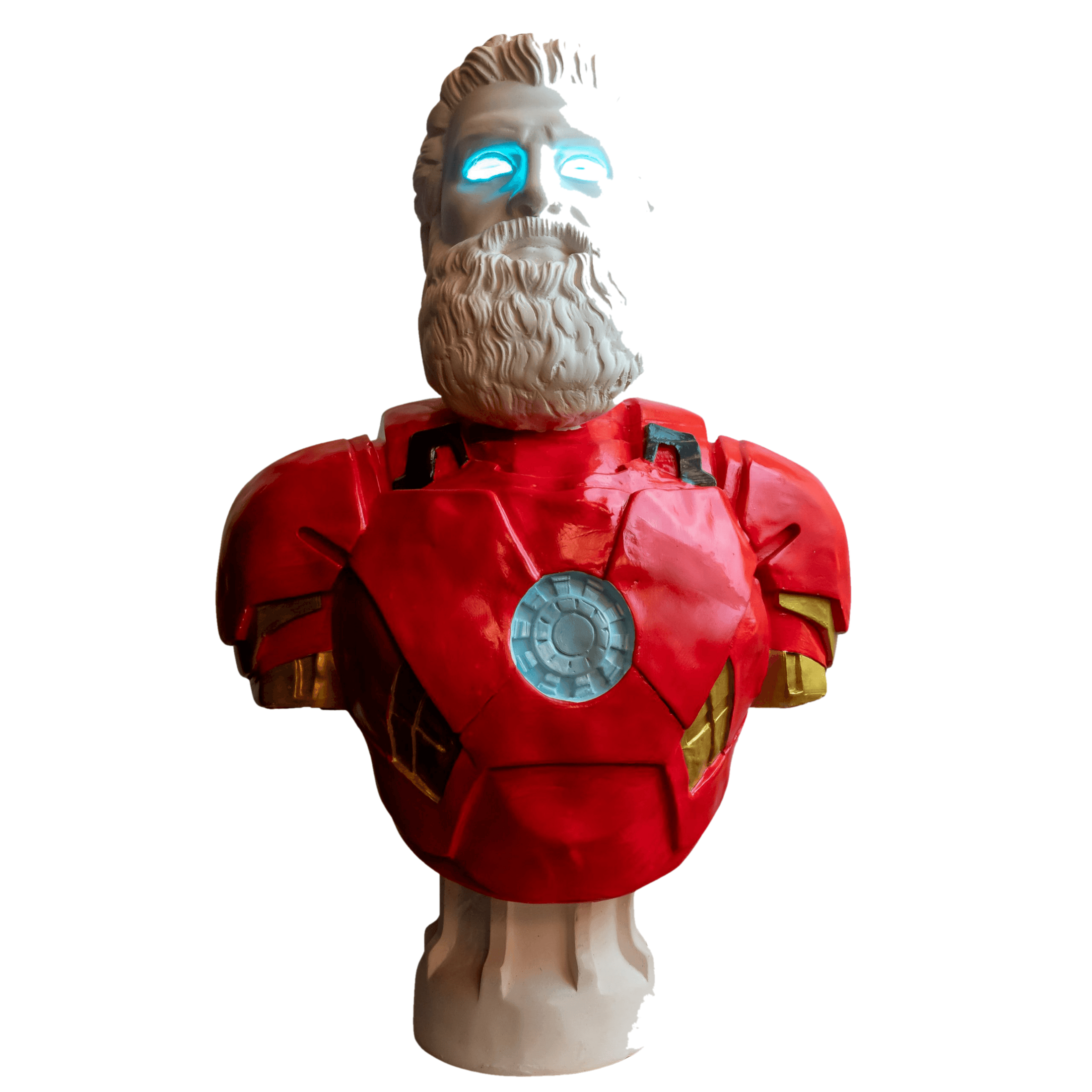 Drag&Drop transparent product image - Design İronman & Hercules Pop Art Sculpture