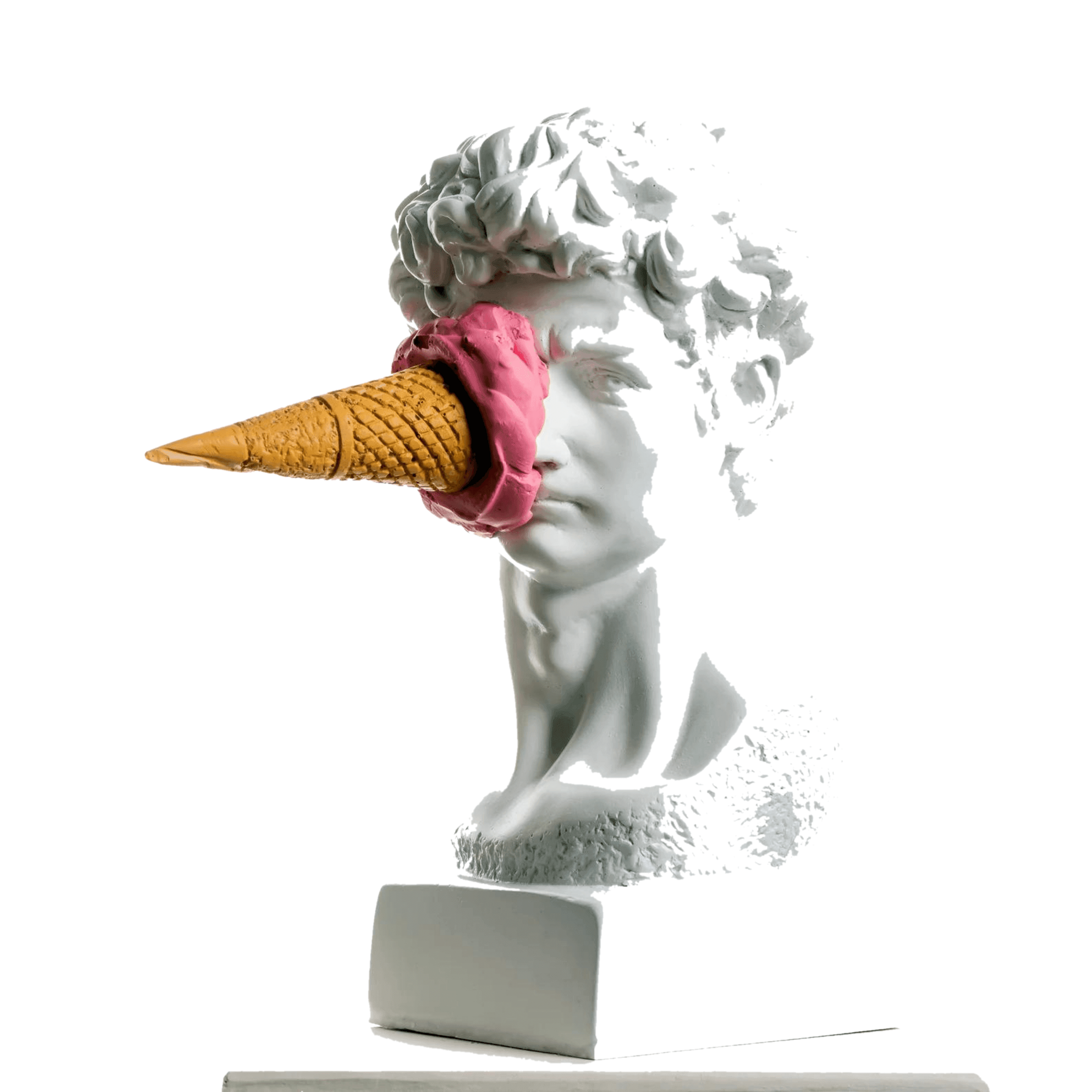 Drag&Drop transparent product image - İce Cream David Pink