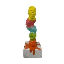 Drag&Drop transparent product image - Design Melting Heads Sculpture