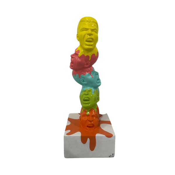 Design Melting Heads Sculpture