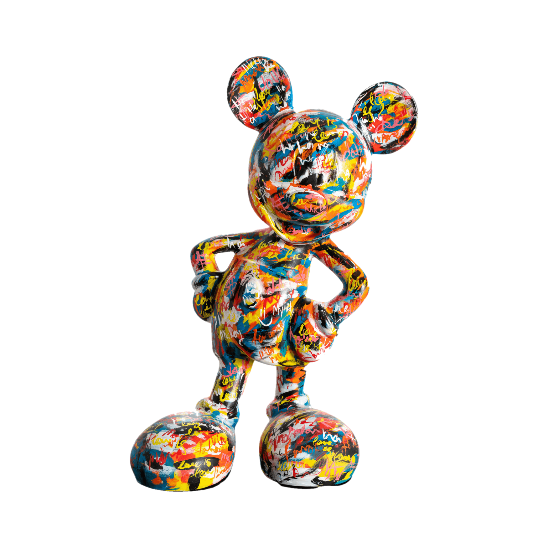 Drag&Drop transparent product image - Design Mickey Basquiat Sculpture II