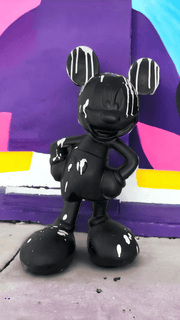 Design Mickey Sculpture Black - vinterro