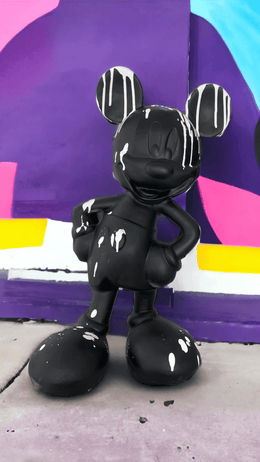 Design Mickey Sculpture Black - vinterro