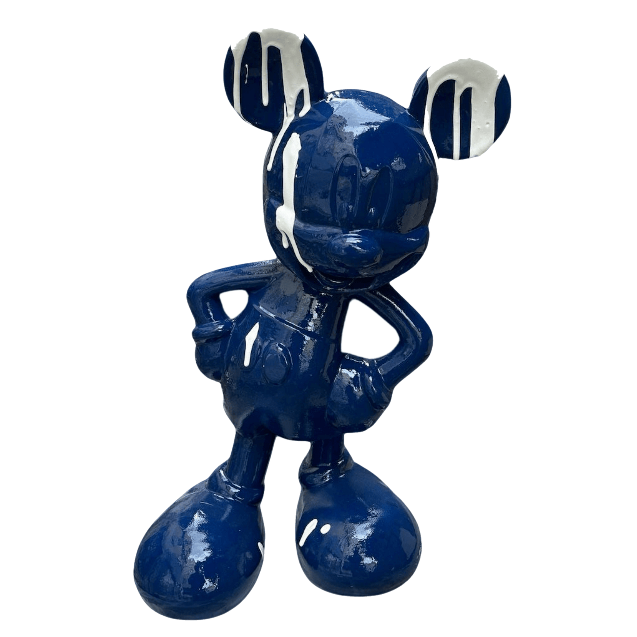Drag&Drop transparent product image - Design Mickey Sculpture Blue