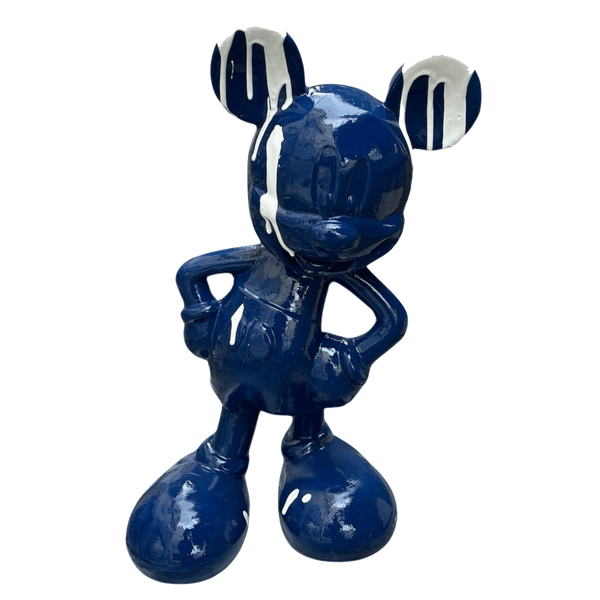Design Mickey Sculpture Blue