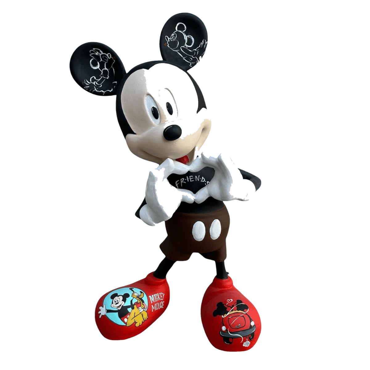 Drag&Drop transparent product image - Design Mickey Sculpture