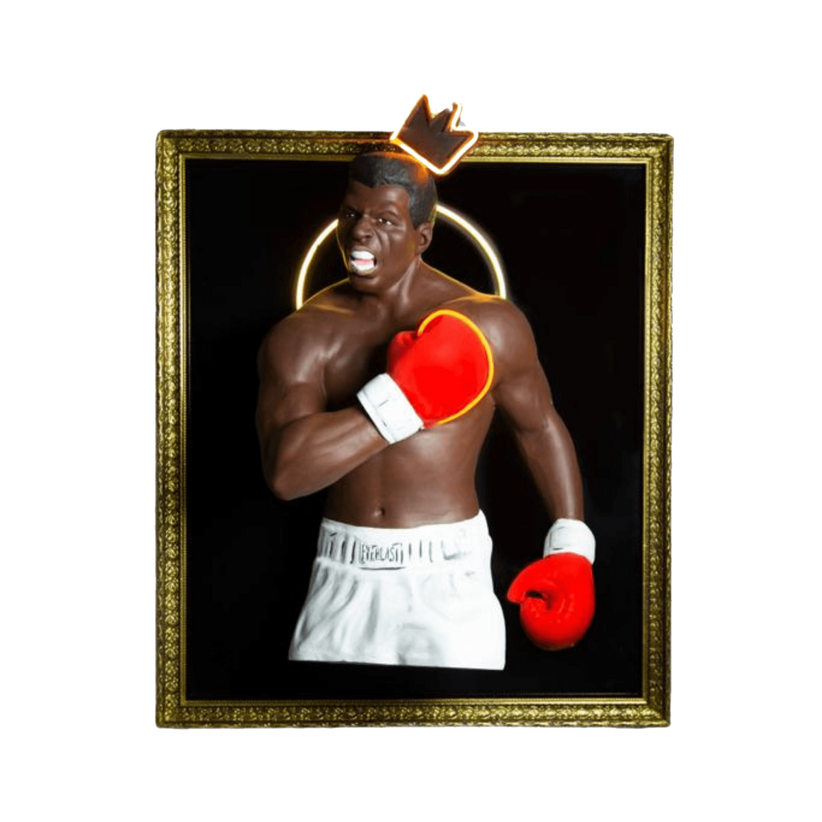Design Muhammad Ali Painting – duvar sanatı şeffaf ana ürün görseli | Drag&Drop