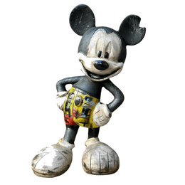 Drag&Drop transparent product image - Design Old Mickey Sculpture