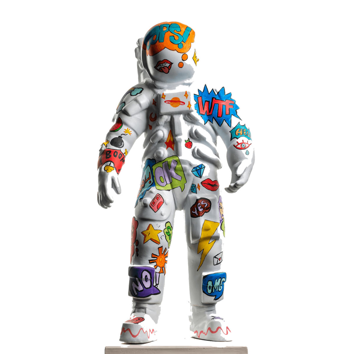 Drag&Drop transparent product image - Design Pop Art Astronot